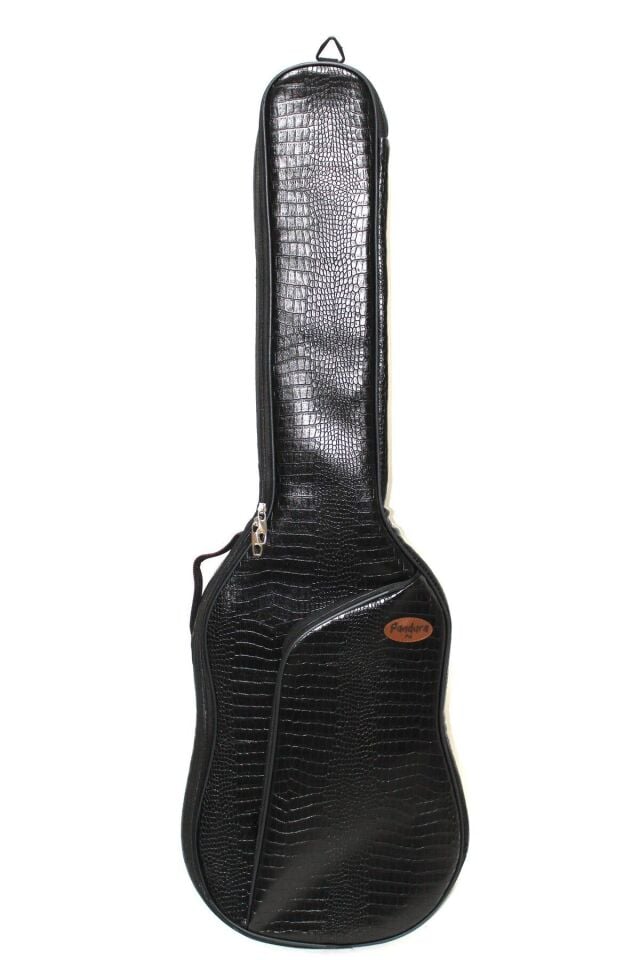 Pandura Müzik Deri Bass Siyah Gitar Kılıfı (CASE) Su Geçirmez Gigbag
