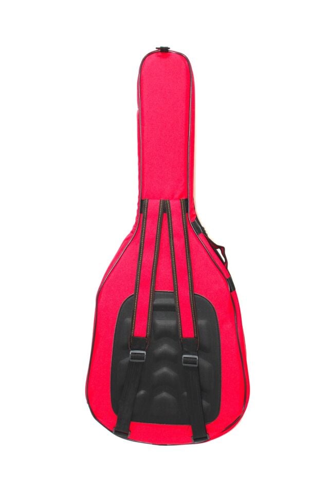 CRAZY KLASİK KIRMIZI  GİTAR TAŞIMA ÇANTASI SOFTCASE GİGBAG KILIF