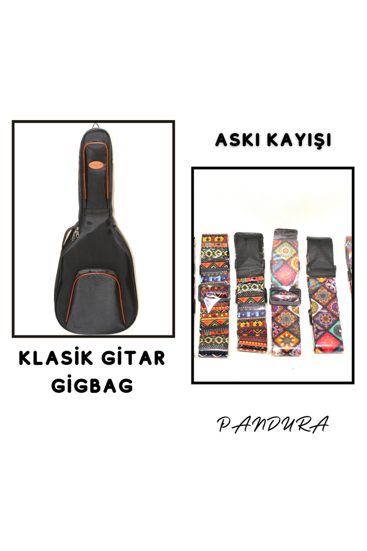 KLASİK GİTAR gigbag VE ASKI KAYIŞI SET