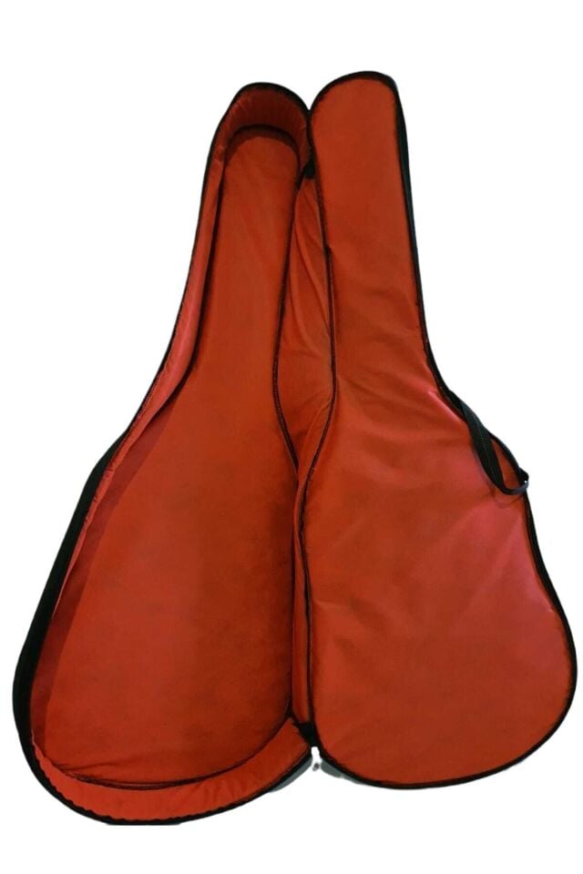 Profesyonel Su Geçirmez 10 Mm Pedli Soft Case Akustik Gitar Kılıfı - Siyah