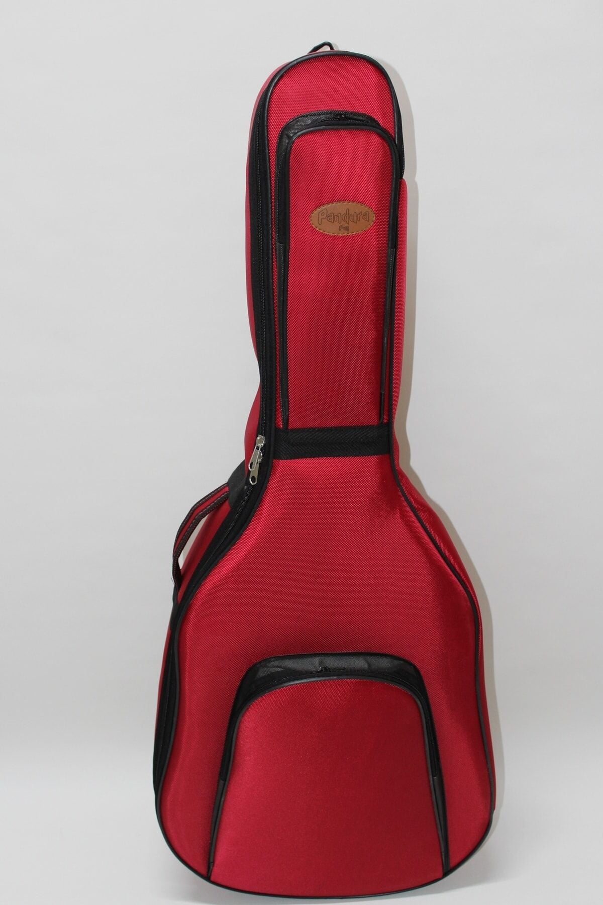 Profesyonel Su Geçirmez 20 Mm Pedli Gigbag Akustik Gitar Kılıfı Kırmızı