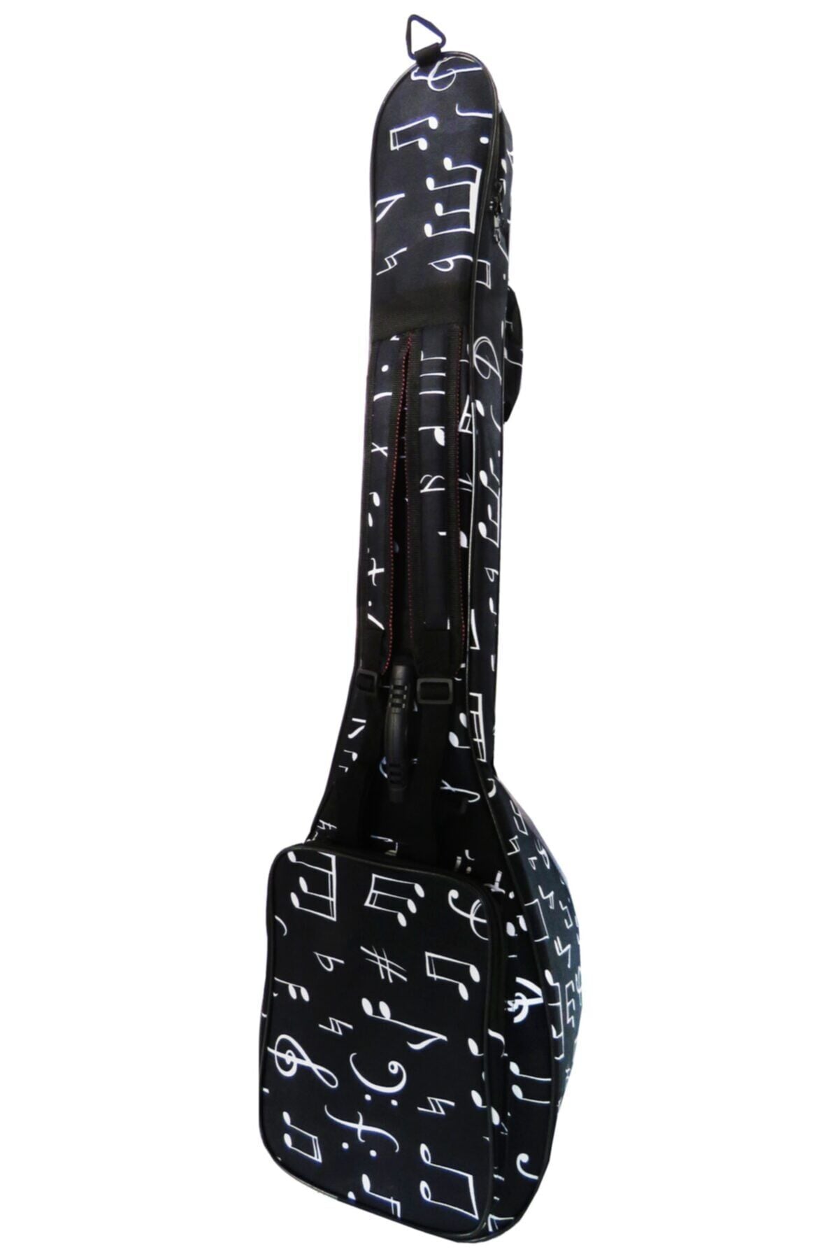 Profesyonel Gigbag Kısa Bağlama Saz Kılıfı Nota Desenli bağlama kılıfı