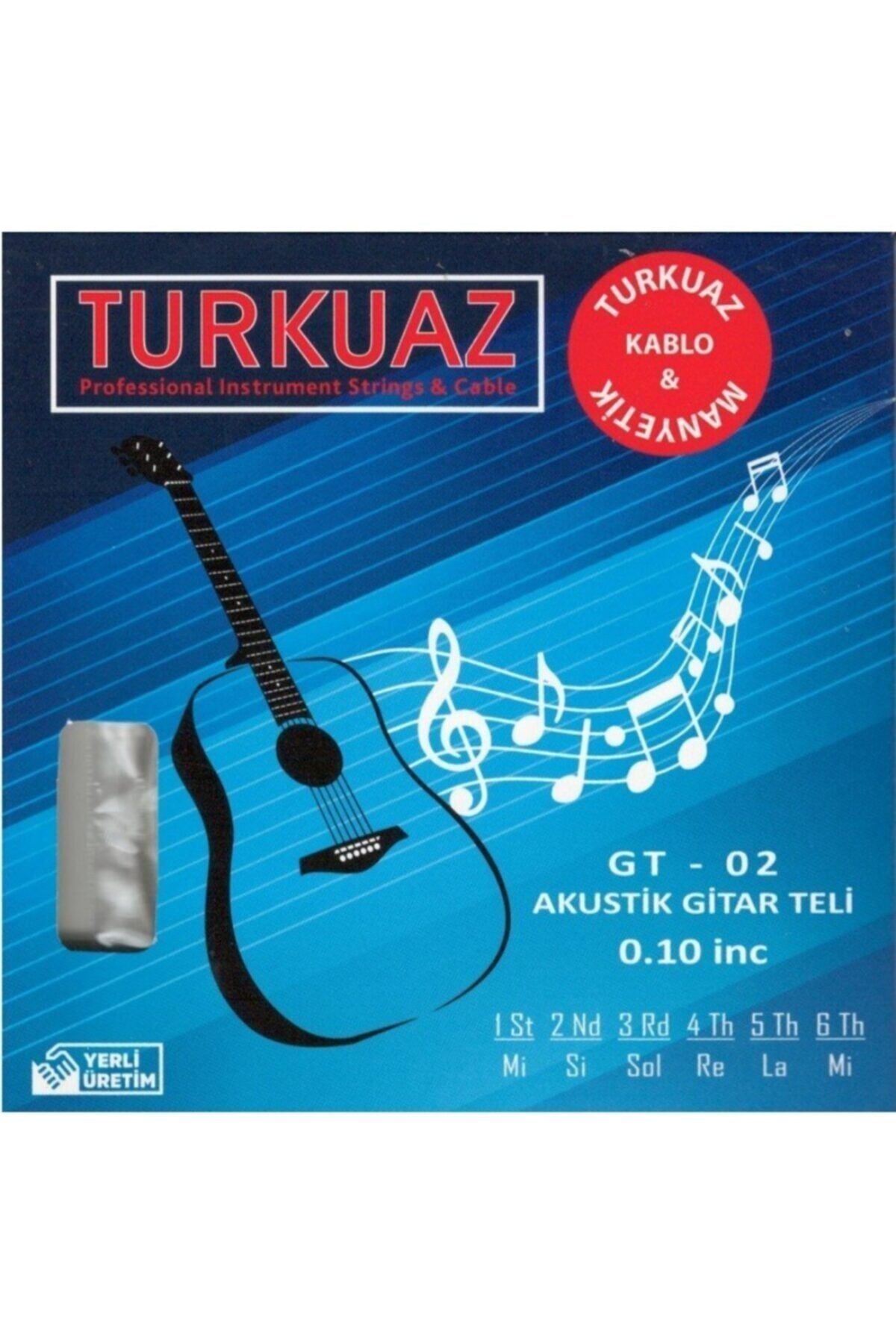 Gt 02 Akustik Gitar Teli-0.10 Inç